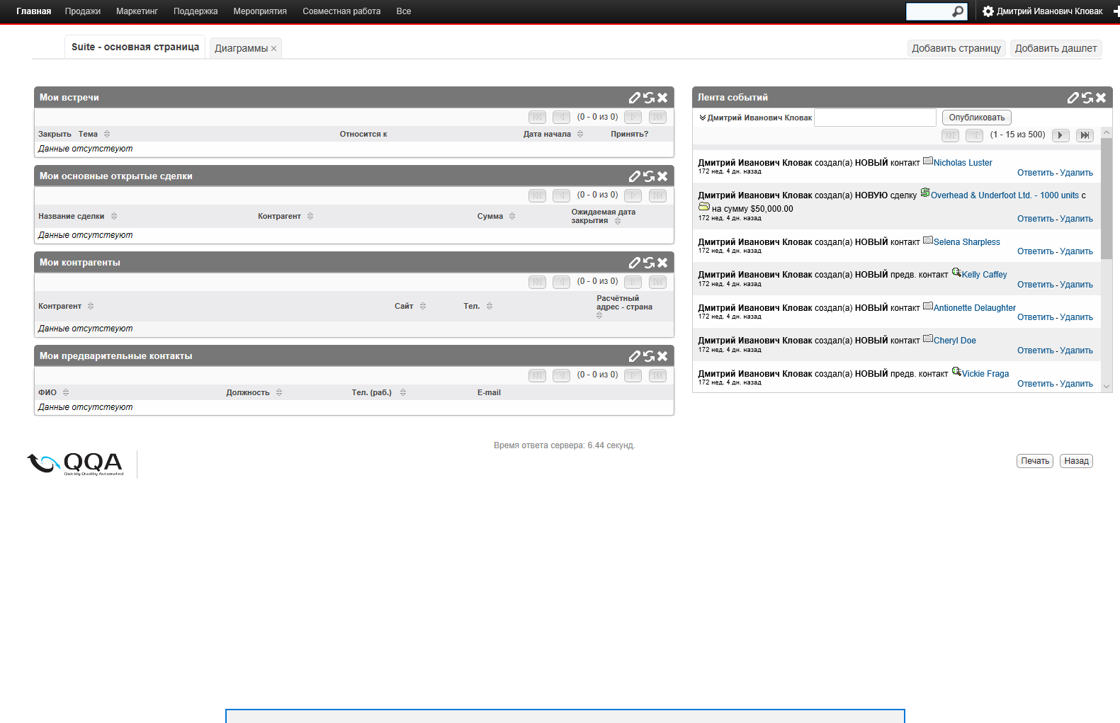 разработка сайта